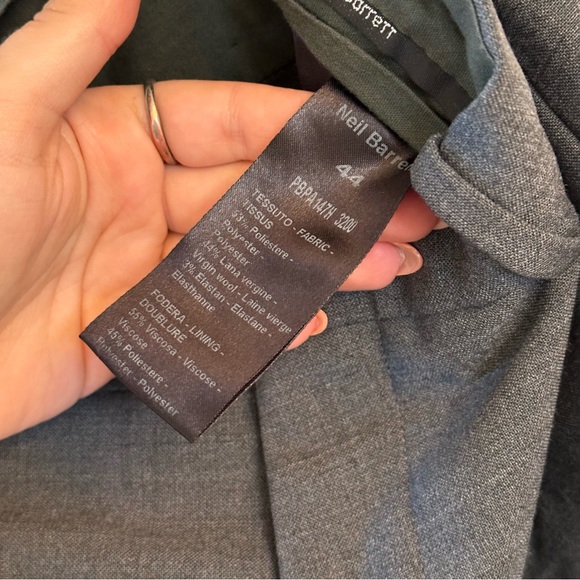 NEIL BARRETT Gray Italian Trousers - Picture 9 of 11